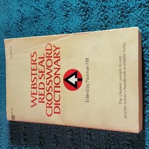 Websters red seal crossword dictionary